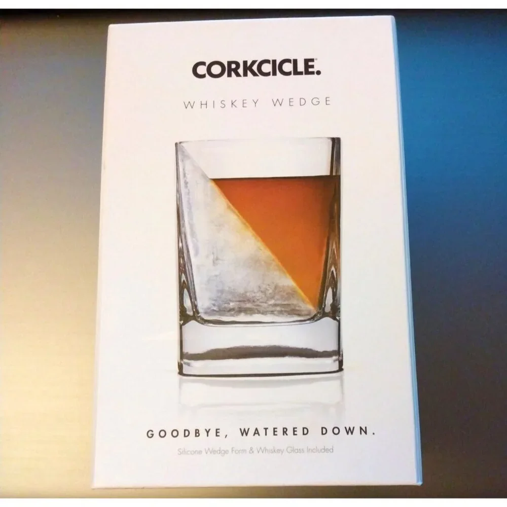 Corkcicle Whiskey Wedge Ice Wedge Whiskey Glass